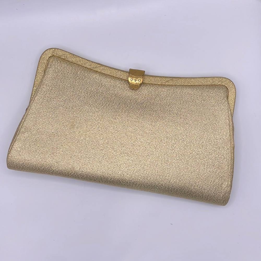 Vintage Gold Snap Closure Clutch